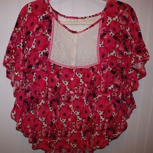 🌸Romantic Poppy Polka Dot Top🌸